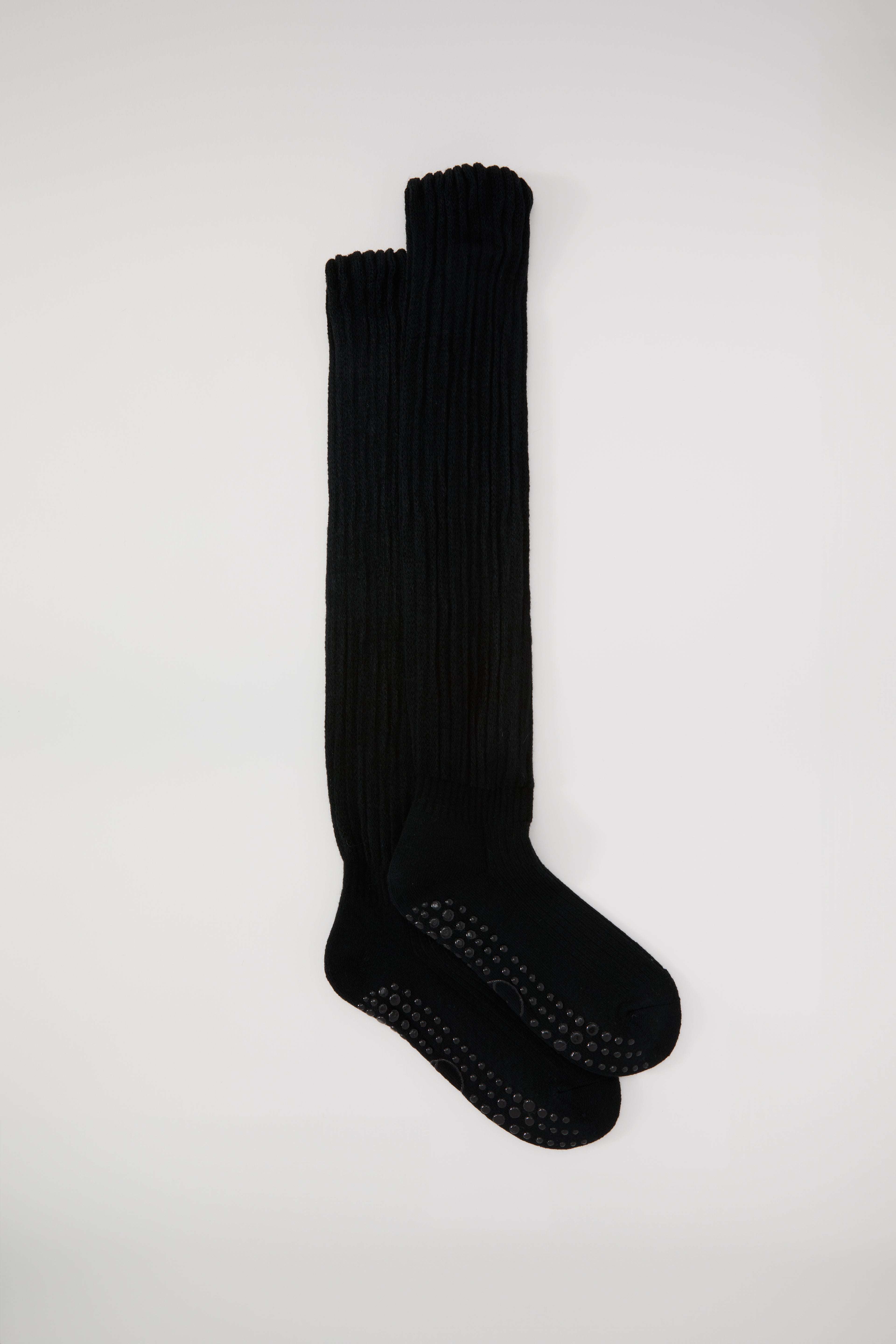 The Studio Grip Warmer in Onyx, full pair with grip sole